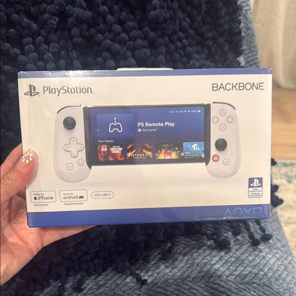 BNIB! Sony White Handheld Console for Mobile Gaming